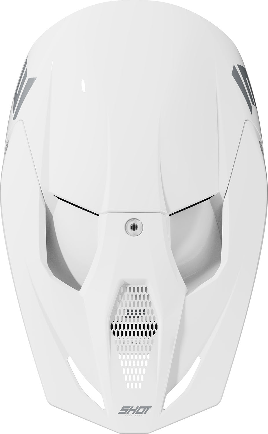 Capacete FURIOUS SOLID Branco Brilhante SHOT