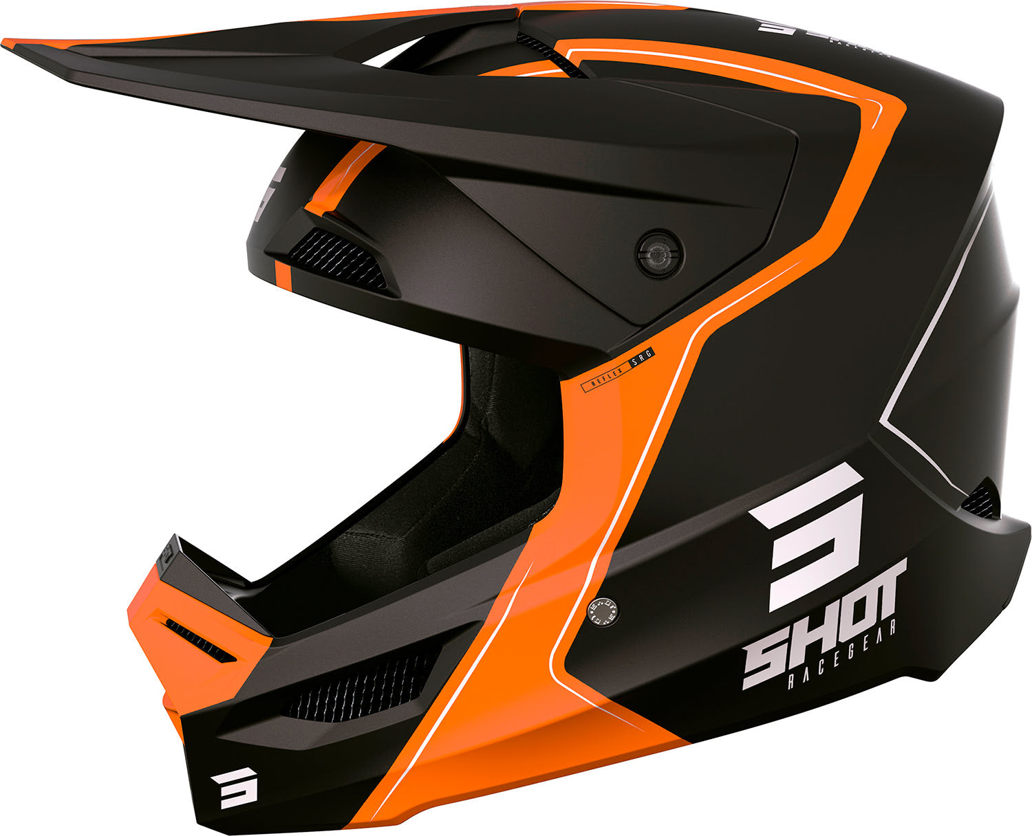 Capacete FURIOUS REFLEX Laranja Mate SHOT