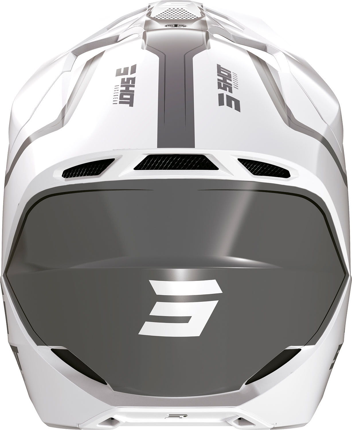 Capacete FURIOUS REFLEX Branco Brilho SHOT