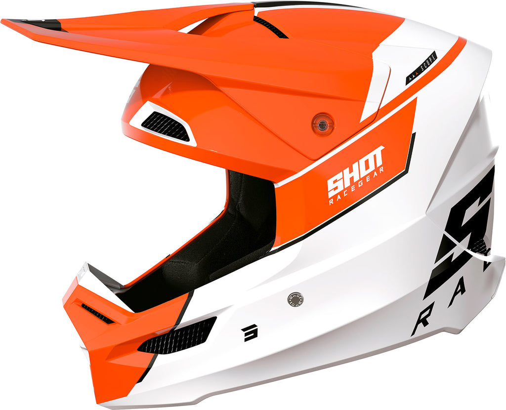 Capacete FURIOUS SCOPE Laranja Brilho SHOT