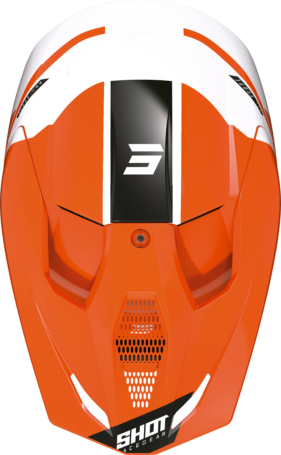 Capacete FURIOUS SCOPE Laranja Brilho SHOT
