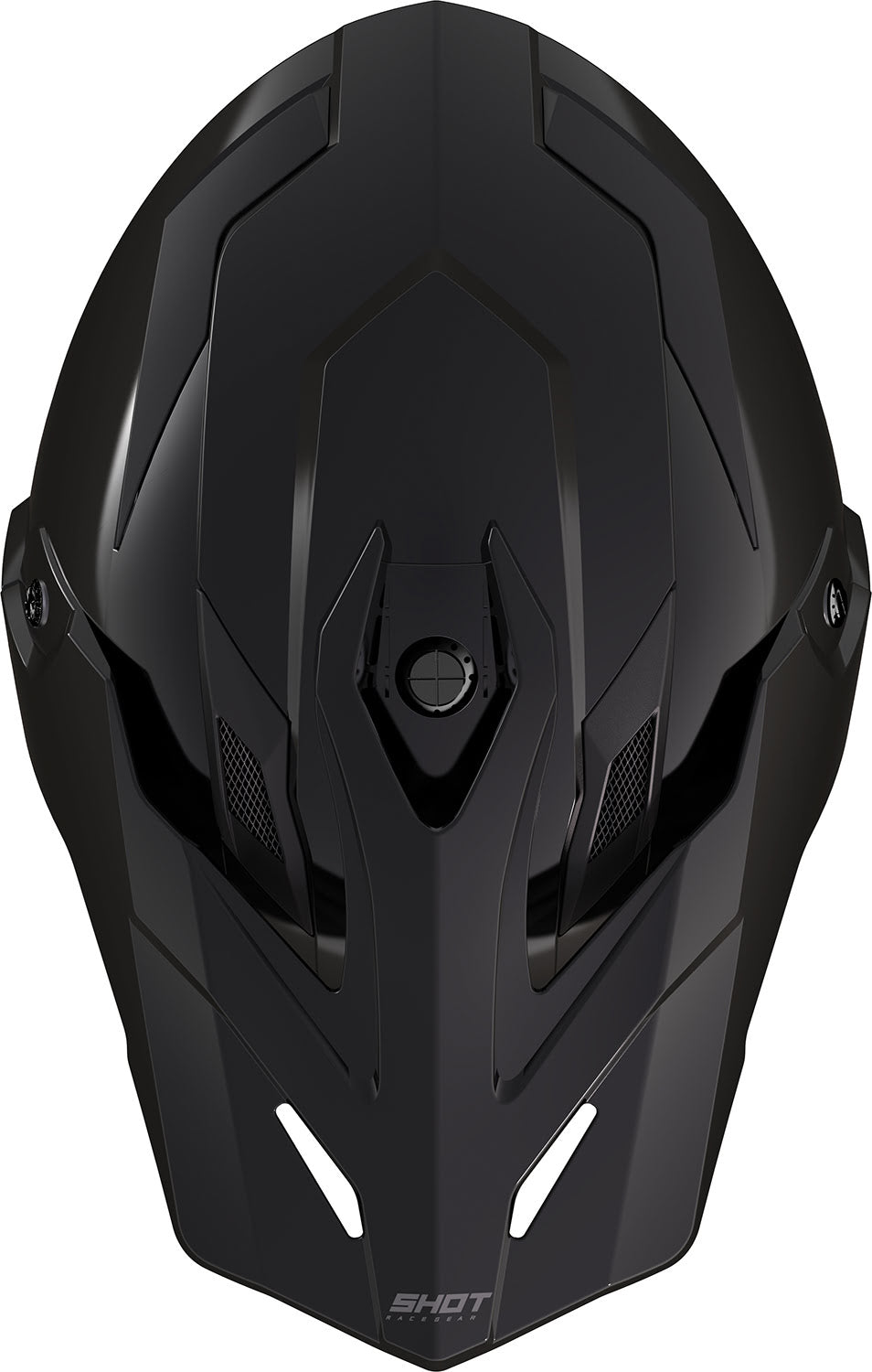 Capacete c / Viseira TREK SOLID Preto Brilhante SHOT