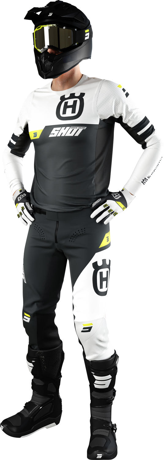 Calças AEROLITE HUSQVARNA Pretas SHOT