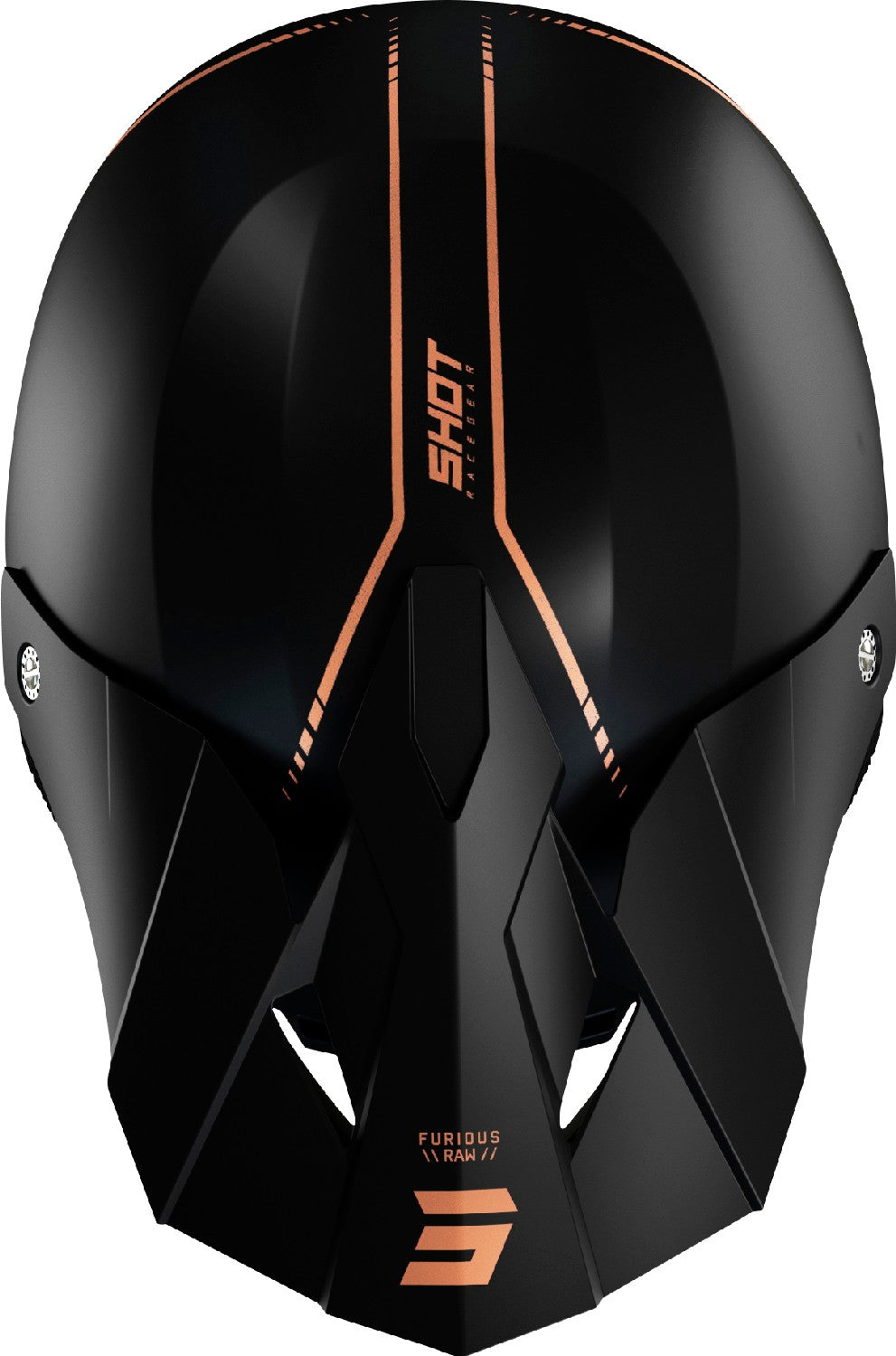 Capacete FURIOUS RAW 3.0 Preto / Bronze Mate SHOT