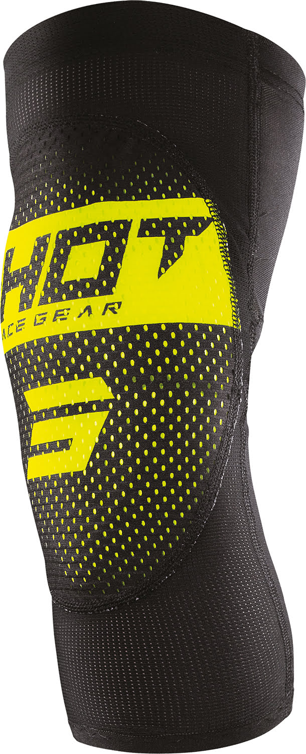 Joelheiras Adulto AIRLIGHT Pretas / Amarelas Neon SHOT