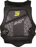 Colete Adulto FLEX Preto / Amarelo Neon SHOT