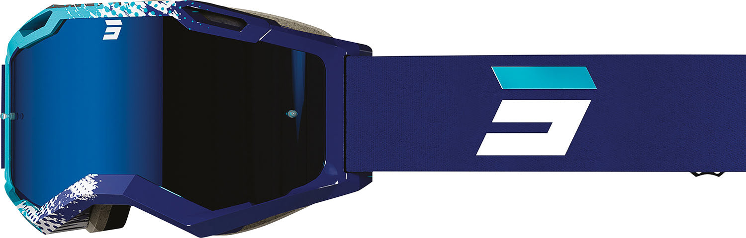 Oculos IRIS 2.0 FUSION Azul Brilho SHOT
