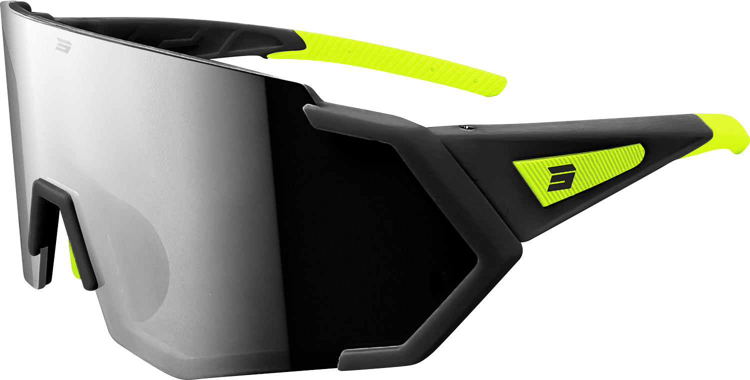Oculos Sol Bicicleta RETINA Amarelos neon SHOT