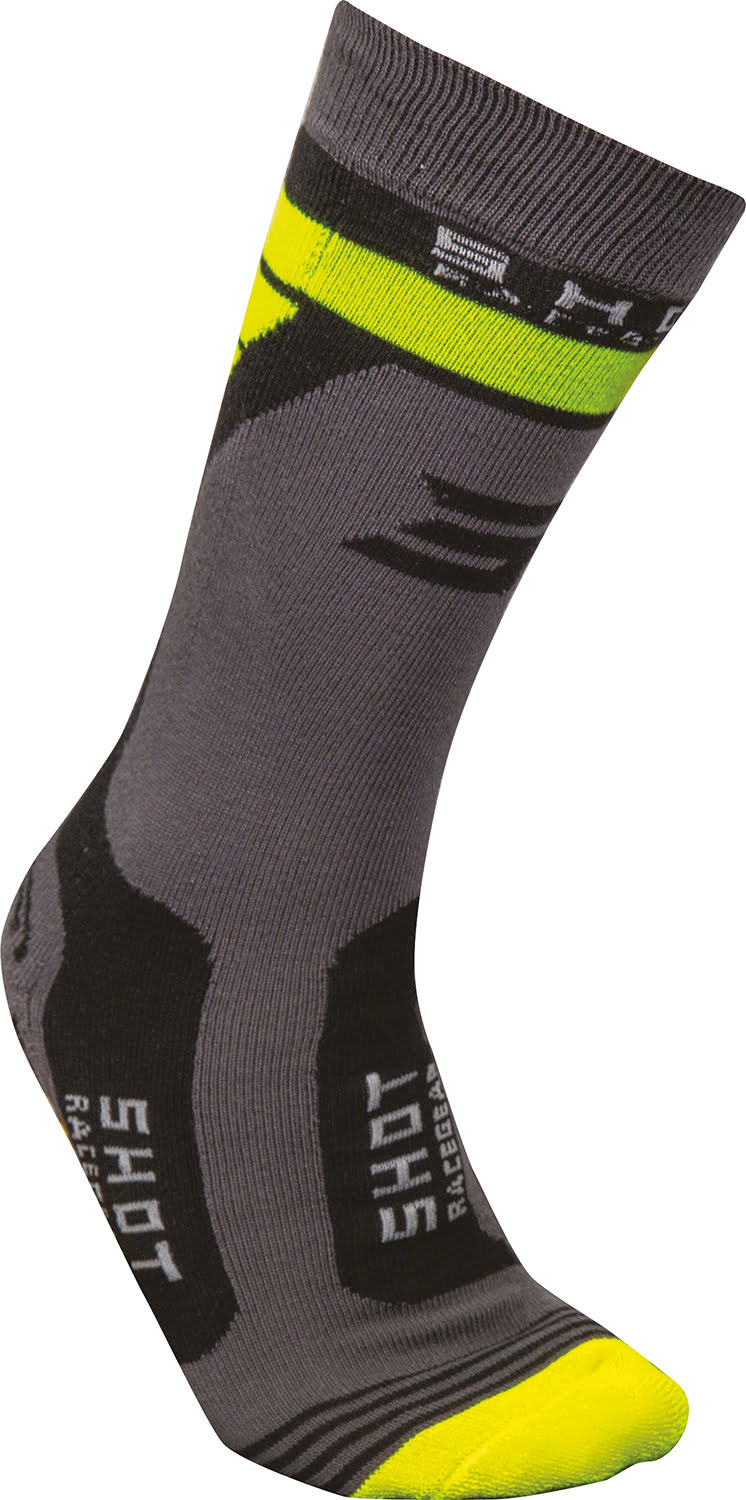 Meias RACE 2.0 Amarelas Neon SHOT