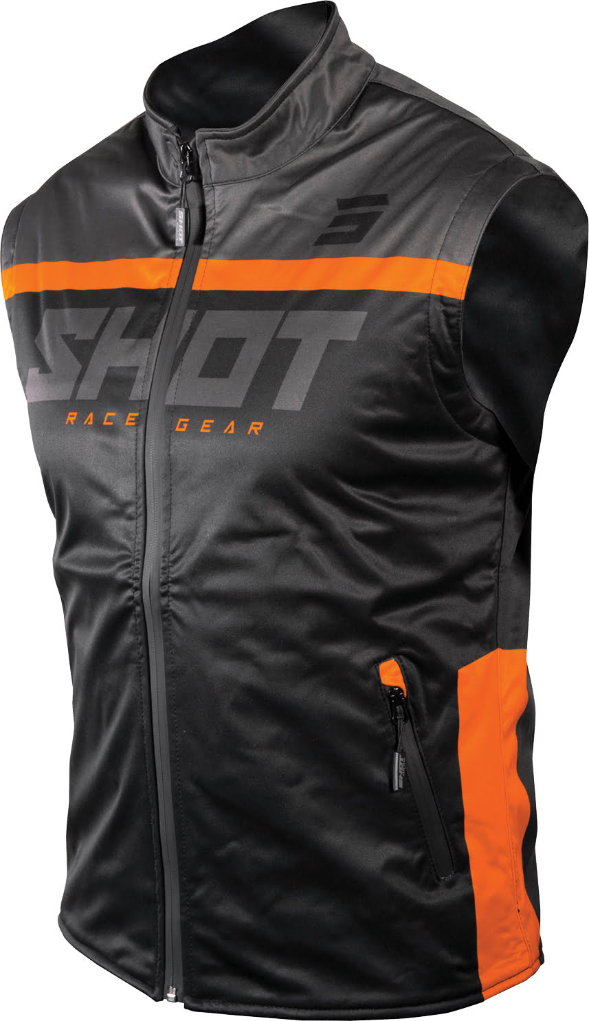 Casaco S / Mangas BODYWARMER LITE 2.0 Preto / Laranja SHOT
