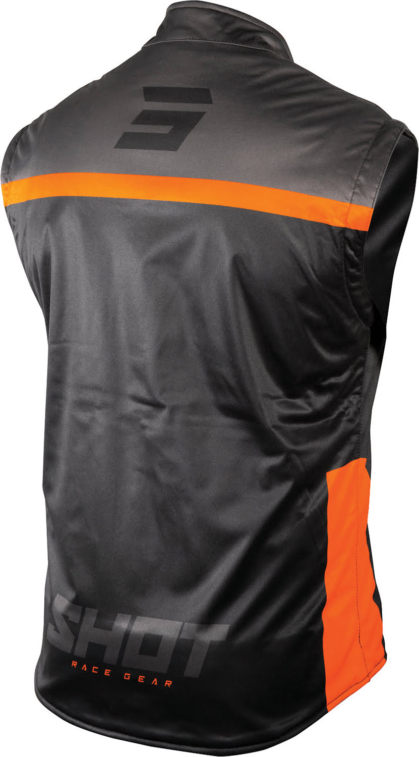 Casaco S / Mangas BODYWARMER LITE 2.0 Preto / Laranja SHOT