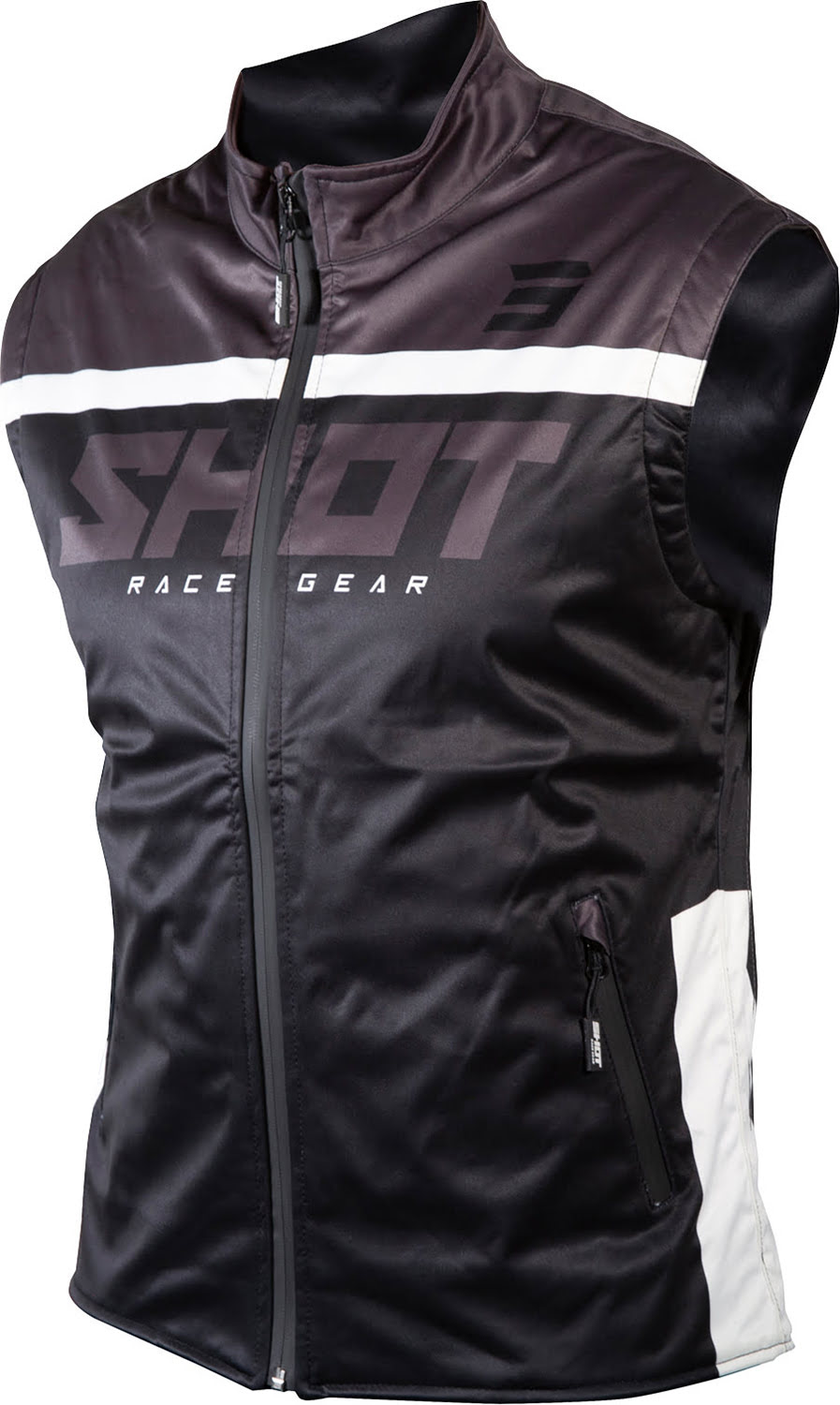 Casaco S / Mangas BODYWARMER LITE 2.0 Preto / Branco SHOT
