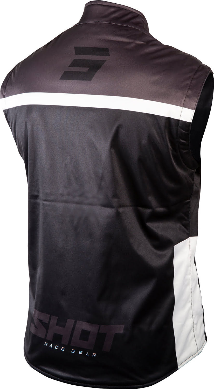 Casaco S / Mangas BODYWARMER LITE 2.0 Preto / Branco SHOT