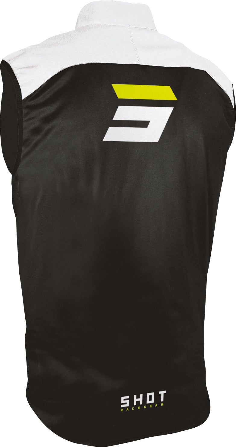 Casaco S / Mangas BODYWARMER LITE 2.0 Preto / Amarelo Neon SHOT