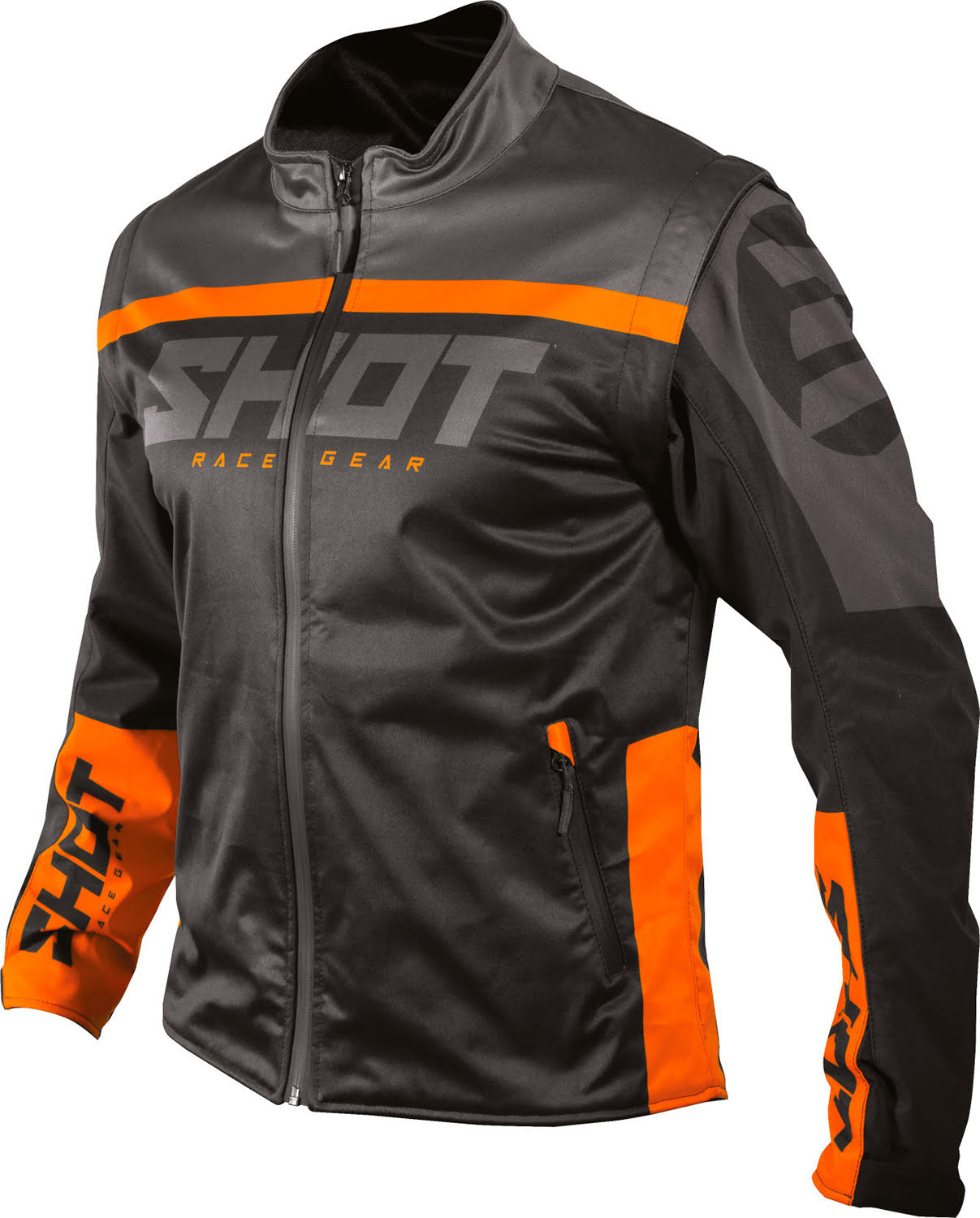 Casaco SOFTSHELL LITE 2.0 Preto / Laranja SHOT