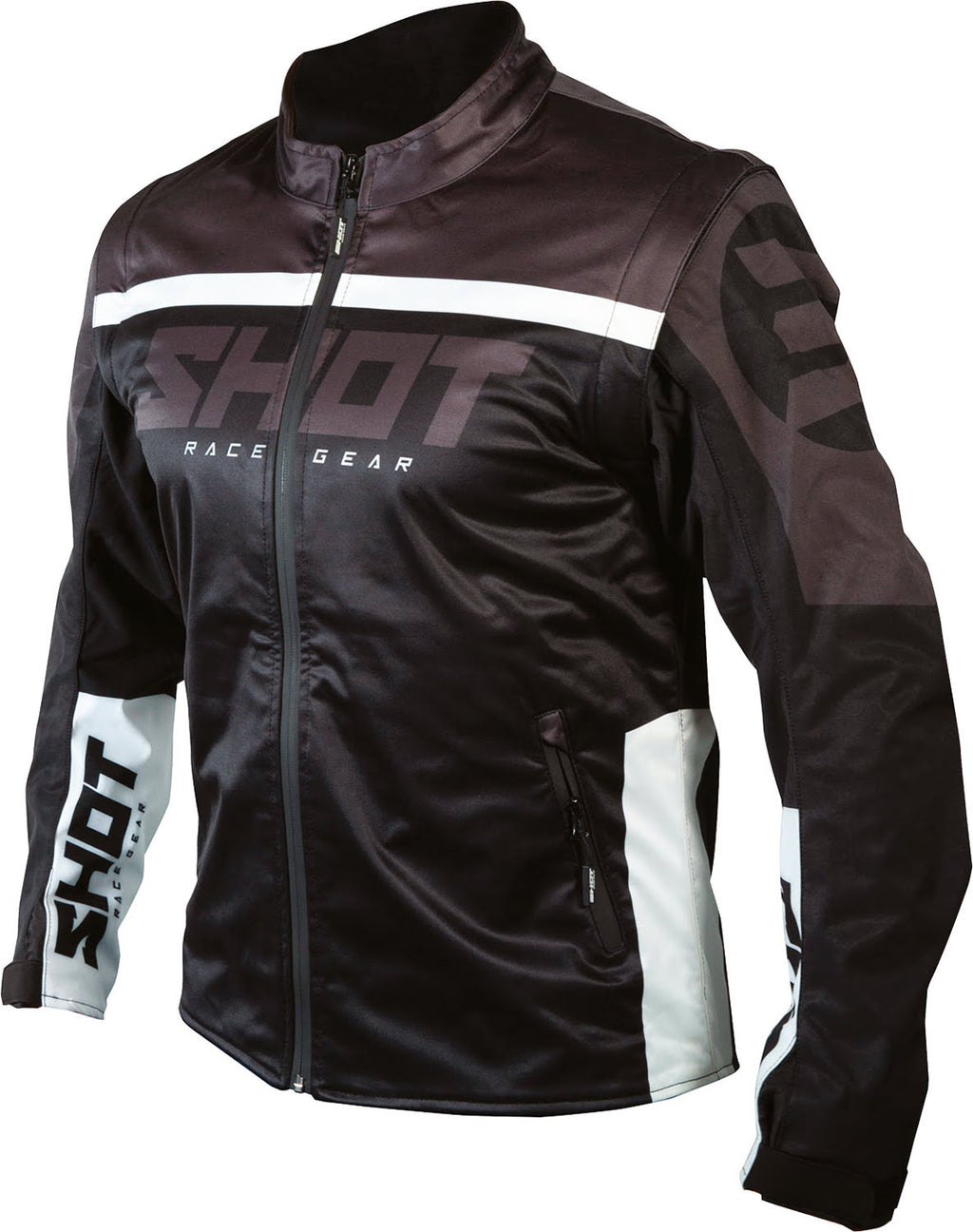 Casaco SOFTSHELL LITE 2.0 Preto / Branco SHOT