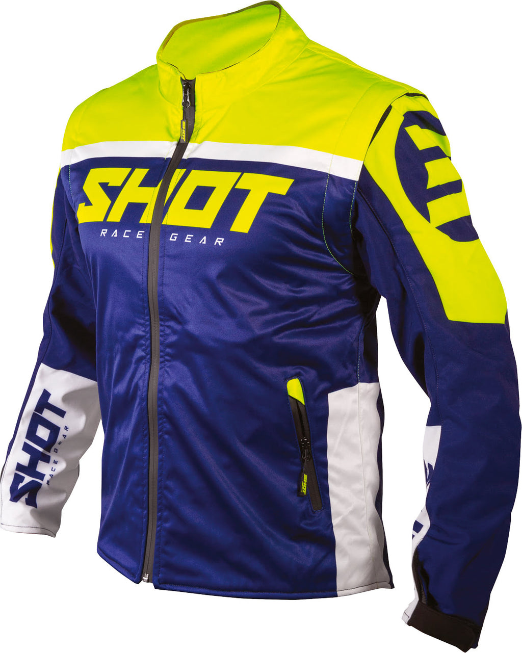 Casaco SOFTSHELL LITE 2.0 Azul marinho / Amarelo neon SHOT