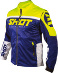 Casaco SOFTSHELL LITE 2.0 Azul marinho / Amarelo neon SHOT