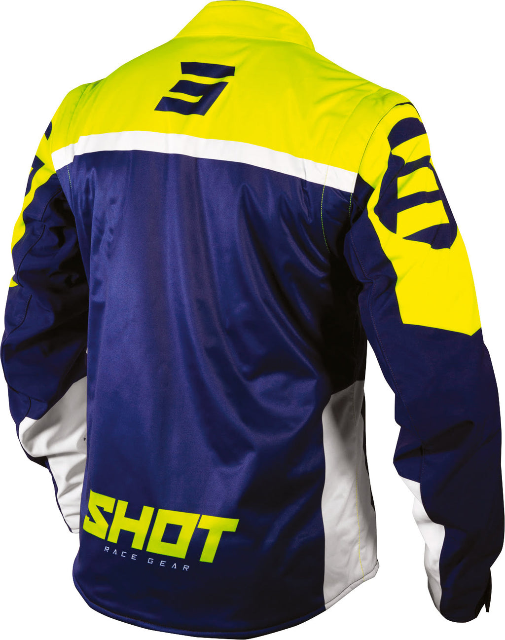 Casaco SOFTSHELL LITE 2.0 Azul marinho / Amarelo neon SHOT