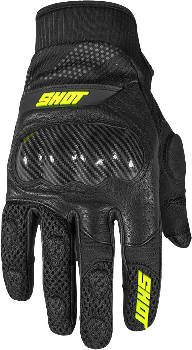 Luvas STUNTER CE Amarela neon SHOT