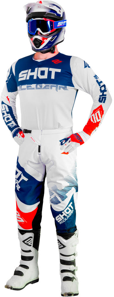 Camisola CONTACT TRUST Azul / Vermelha SHOT