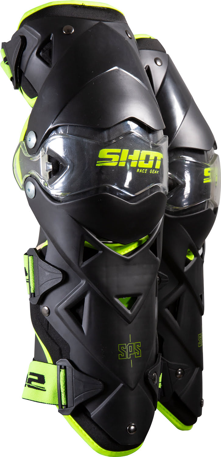 Joelheiras Adulto INTERCEPTOR Pretas SHOT