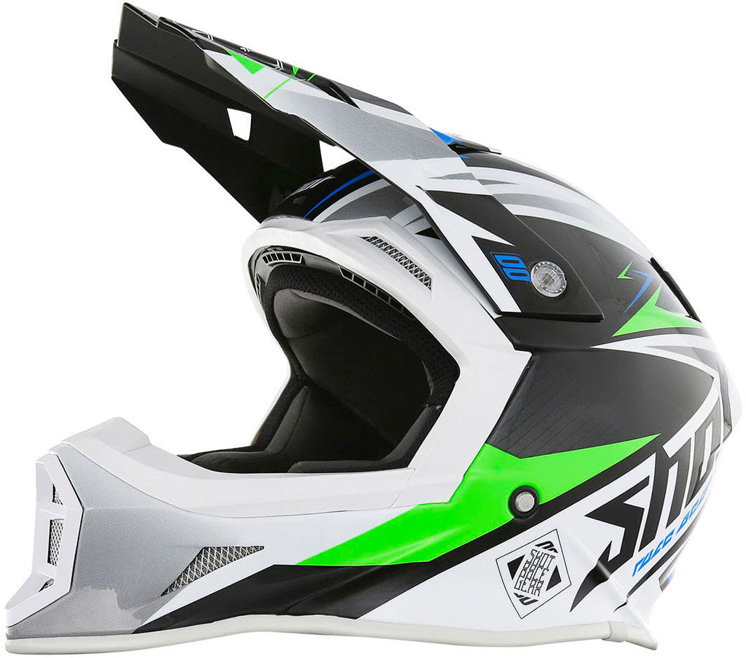 Capacete STRIKER MAROON Verde / Azul SHOT