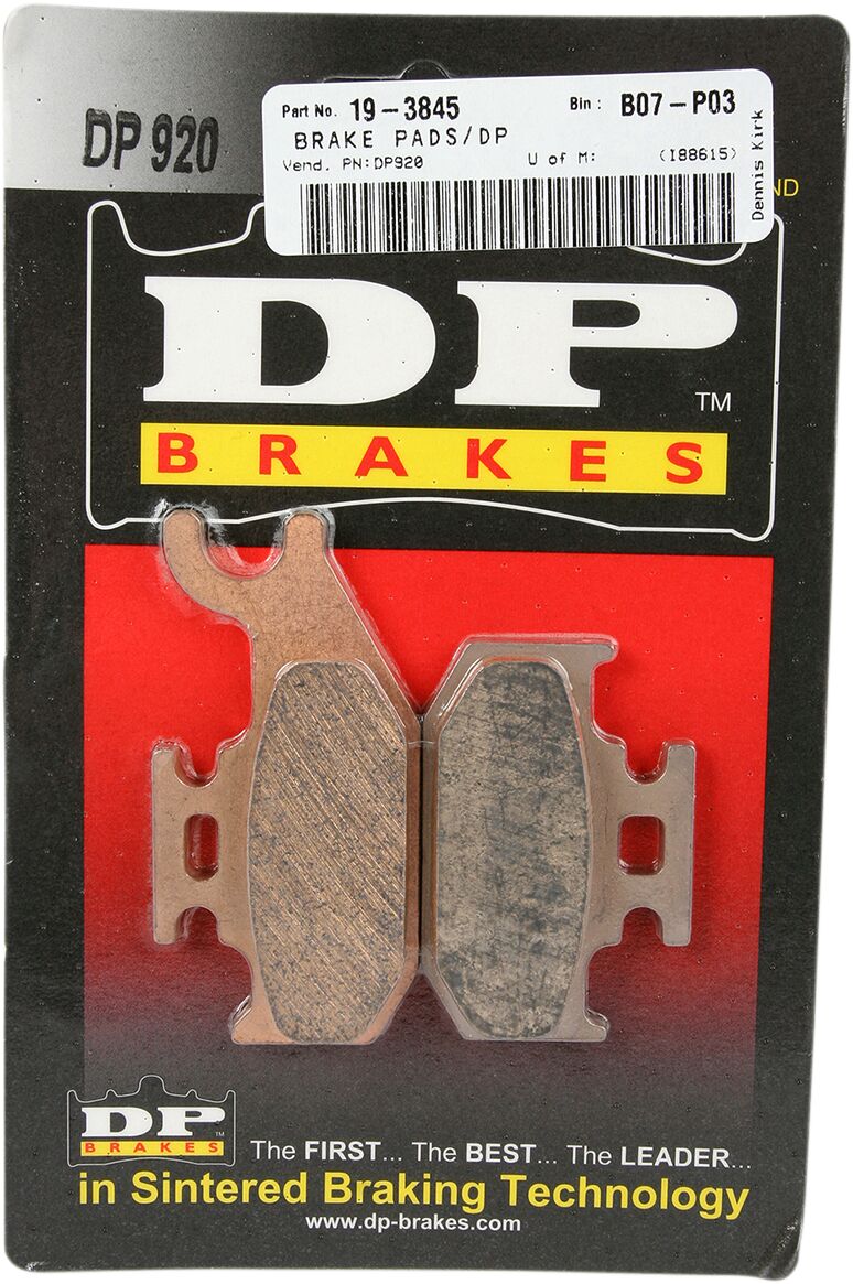 BRAKE PAD ATV BOMBRDR REAR