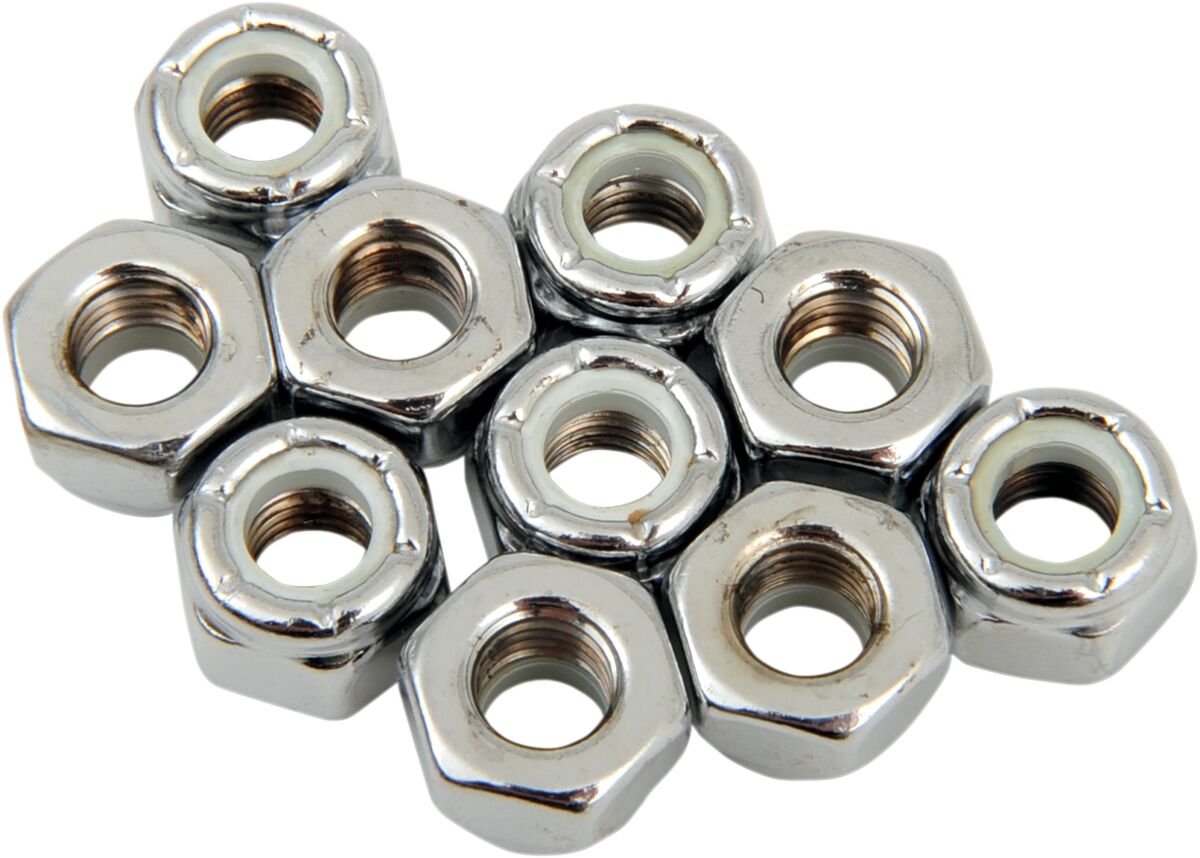 1/4-28 CHR NYLON NUT