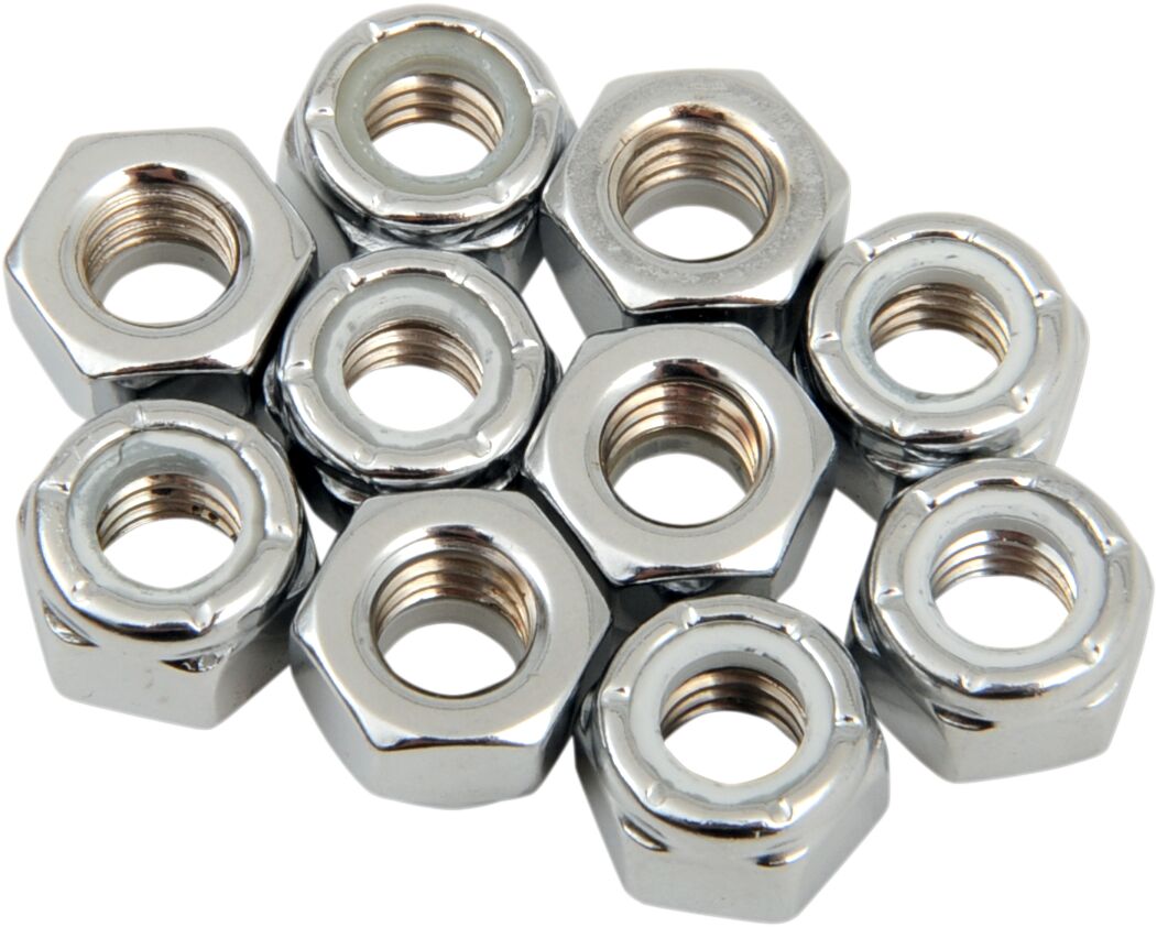 5/16-18 CHR NYLN NUT