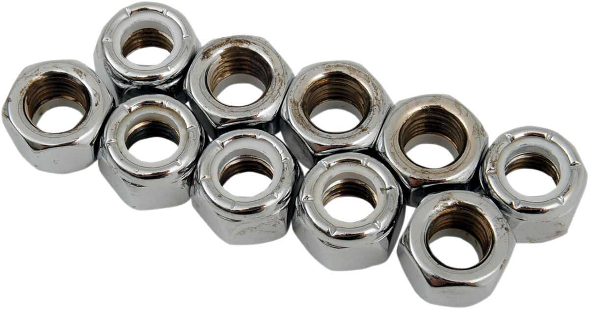 5/16-24 CHR NYLN NUT
