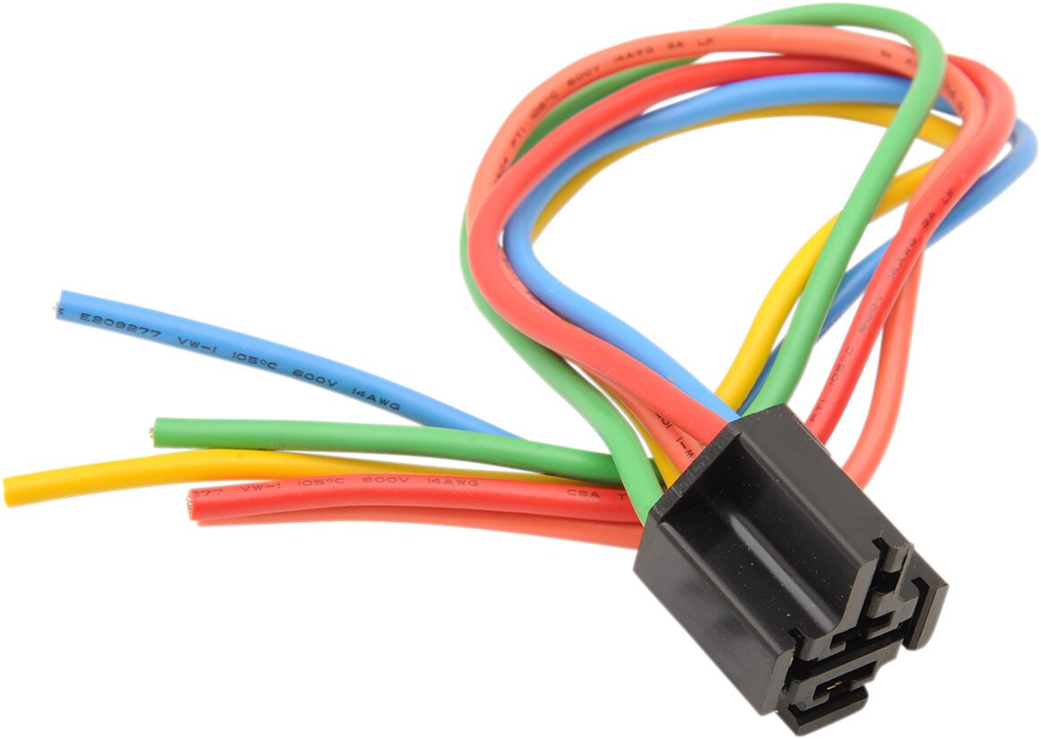 RELAY PLUG W/COLOR WIRE