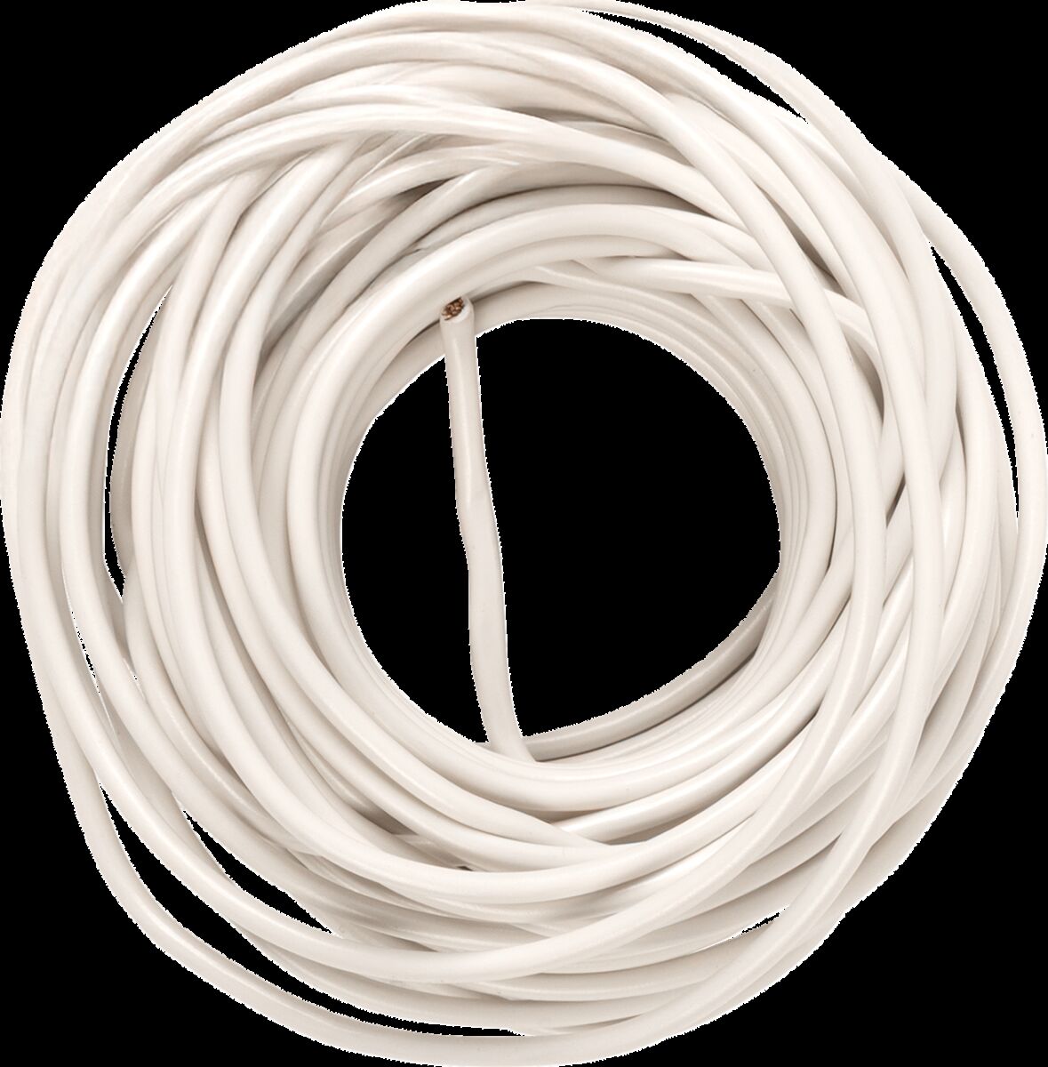 WHITE 16GA WIRE 35FT ROLL