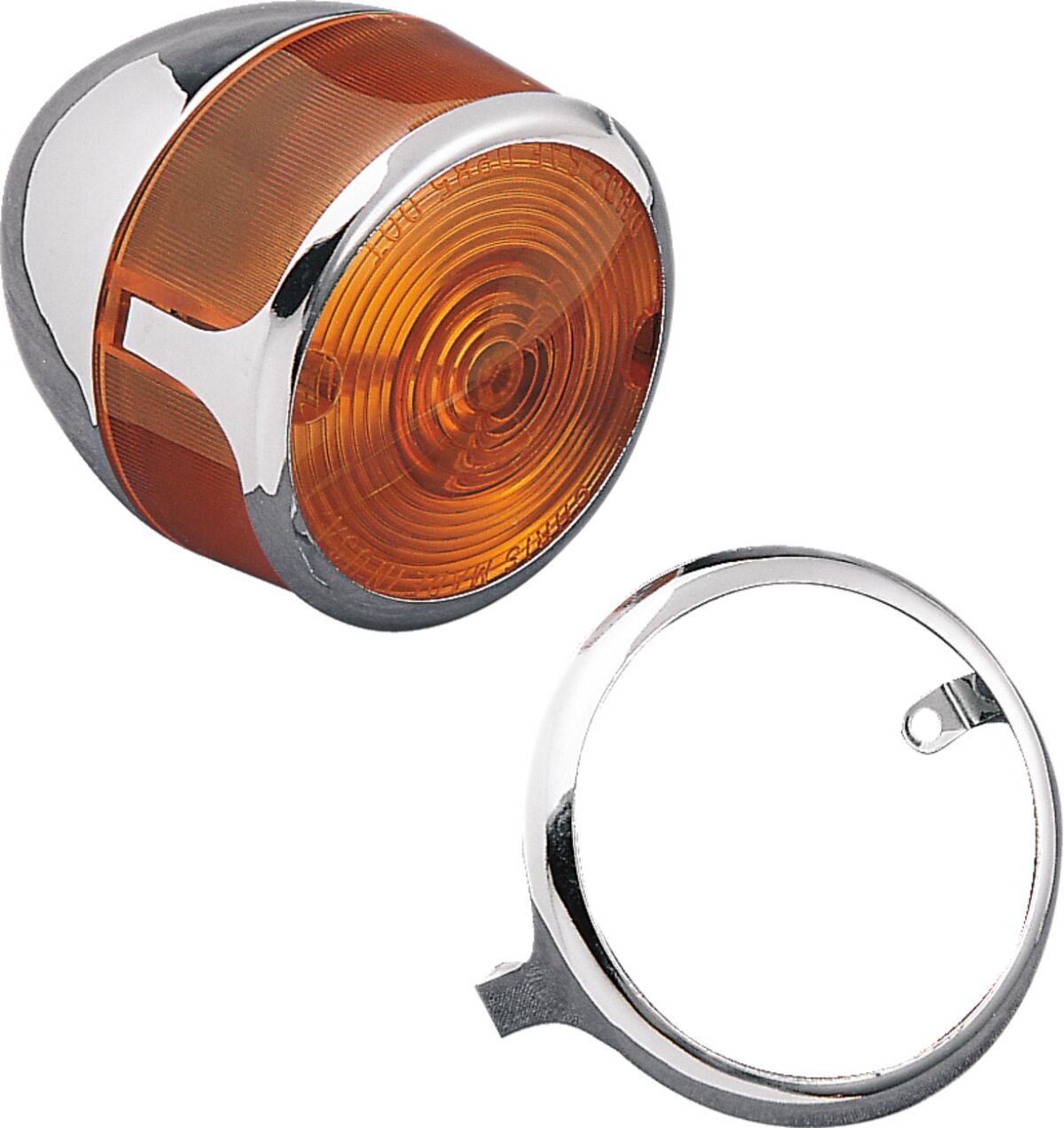 TURN SIGNAL LENS TRIM RING CHR
