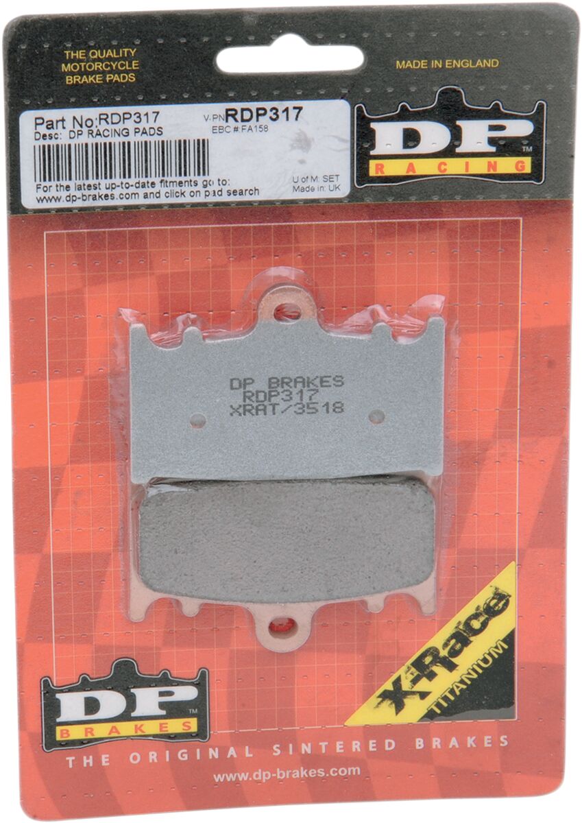 BRAKE PAD RDP KAW/SUZ FRT